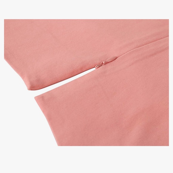 NWOT Retro 1950s Pencil Dress in Peach - Picture 4 of 5